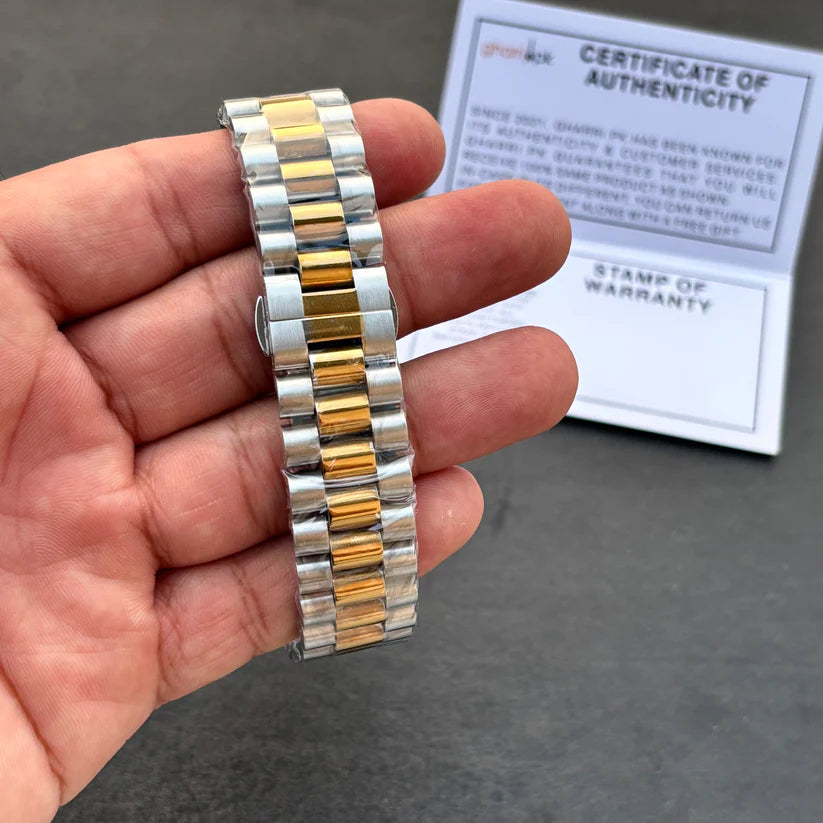 Solid Chain Watch – Diamond Blue